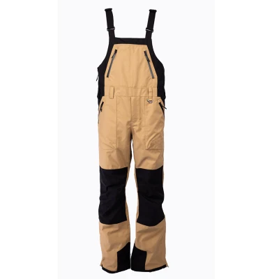 Pantaloni da sci da lavoro Pantaloni da sci con bretelle impermeabili/traspiranti/antivento per esterni